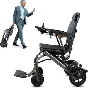 Lightweight Foldable Electric Wheelchair for Adults