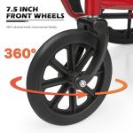 Folding Wheelchair with Swing Away Footrests