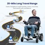 VOCIC All-Terrain Electric Wheelchair for Adults