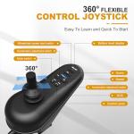 Foldable Lightweight Electric Wheelchair for Adults