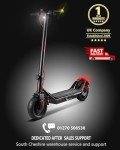 Apachie Pro Edition Adults Electric Scooter, 500W Motor, 10.5 inch Wheels, E-Scooter, 12.5AH Lithium Battery, 3 Speed Modes, 45km Long Range, Dual Braking System, APP Control, Bluetooth (Red)