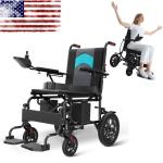 Lightweight Foldable Electric Mobility Wheelchair