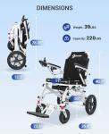 Aotedor All-Terrain Electric Wheelchair for Adults