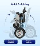 VOCIC All-Terrain Electric Wheelchair for Adults