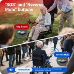 Lightweight Electric Wheelchair 300lbs Capacity for Travel