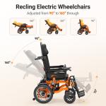 Foldable Electric Wheelchair for Adults - Lightweight Mobility