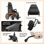 Foldable Electric Wheelchair for Adults - Lightweight Mobility