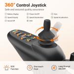 Foldable Electric Wheelchair for Adults - Lightweight Mobility