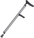 Adjustable Aluminum Crutches with Handgrips for Adults