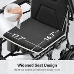 Lightweight Electric Wheelchair 300lbs Capacity for Travel