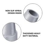 Heavy Duty Rubber Crutch Tips 4-Pack