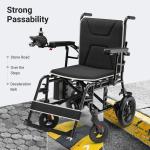 Lightweight Electric Wheelchair 300lbs Capacity for Travel