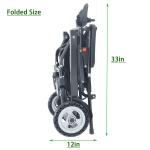 Lightweight Foldable All-Terrain Electric Powerchair
