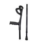 VISIONU Lightweight Adjustable Foldable Crutch - Black