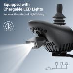 Lightweight Electric Wheelchair 300lbs Capacity for Travel