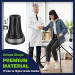 Heavy-Duty Rubber Crutch Tips for Stability