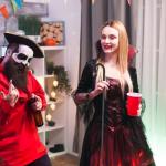 Black Dance Cane for Parties and Cosplay