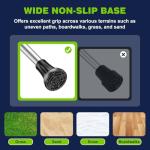 Heavy-Duty Rubber Crutch Tips for Stability