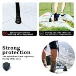 Heavy Duty Rubber Cane Tips, 2 Pack