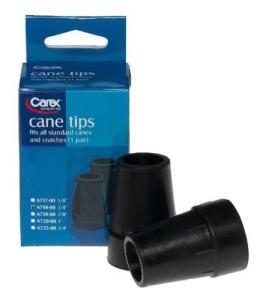 Carex 12-Pack Cane Tips for Standard Canes