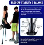 Ergocap Anti-Slip Rubber Crutch Tips