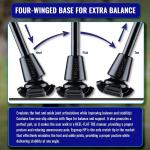 Ergocap Anti-Slip Rubber Crutch Tips