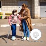 Heavy Duty Non-Slip Rubber Crutch Tips - 4-Pack