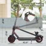Electric Scooters for Adults, 8.5Inch Electric Scooter, 3 Speed Mode, Foldable Electric Scooters with App, 20-30km Range, Double Braking Escooter, Adult Electric Scooter for Teens 350W 25km/h Scooter