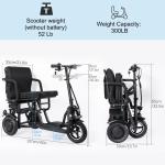 TopMate 3-Wheel 350W Electric Scooter for Adults