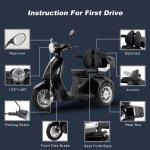 800W Three-Wheel Electric Mobility Scooter for Adults