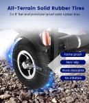 Foldable Three-Wheel Electric Scooter, 20 Mile Range