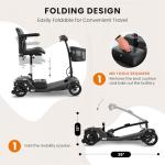 Foldable Electric Scooter for Adults, 330lbs Capacity