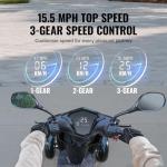 VEVOR Heavy Duty 4-Wheel Electric Scooter for Adults