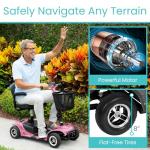 Vive Heavy Duty Electric Mobility Scooter for Travel