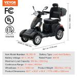 VEVOR Heavy Duty 4-Wheel Electric Mobility Scooter