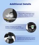 Three-Wheel Folding Scooter for Adults, 15-Mile Range