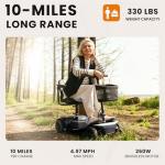 Foldable Electric Scooter for Adults, 330lbs Capacity