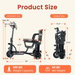 20-Mile Four-Wheel Adult Mobility Scooter