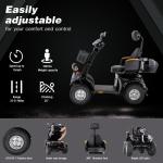 All-Terrain 1000W 60V Electric Scooter for Seniors
