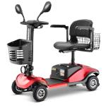 Folding Four-Wheel Scooter for Seniors - 12.5 Miles