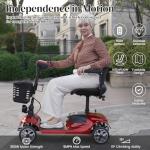 MobiCyc MS08 Compact 4-Wheel Scooter for Seniors