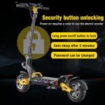 Electric Scooter for Adults, 23AH 48V Battery, 70km Long Range, 11' Pneumatic tires, High Torque Motor Double Disc Brakes and Large LCD Display