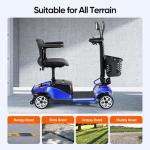 VERPAL Foldable 4-Wheel Electric Mobility Scooter