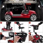 MobiCyc MS08 Compact 4-Wheel Scooter for Seniors