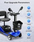 VERPAL Foldable 4-Wheel Electric Mobility Scooter