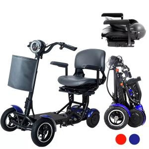 Folding Electric 4-Wheel Scooter for Adults