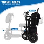 700W Portable Folding 3-Wheel Electric Scooter