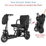700W Portable Folding 3-Wheel Electric Scooter