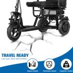 700W Portable Folding 3-Wheel Electric Scooter