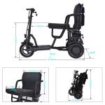 700W Portable Folding 3-Wheel Electric Scooter